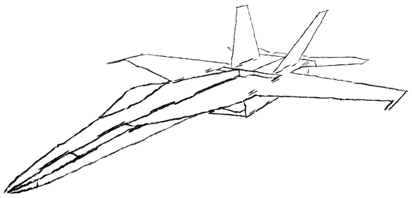 F/A-18 sketch